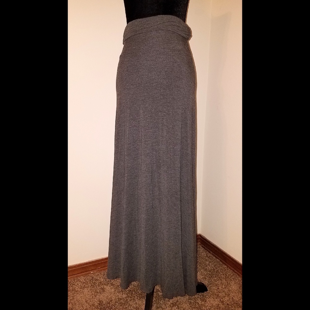 Grey Maxi Skirt